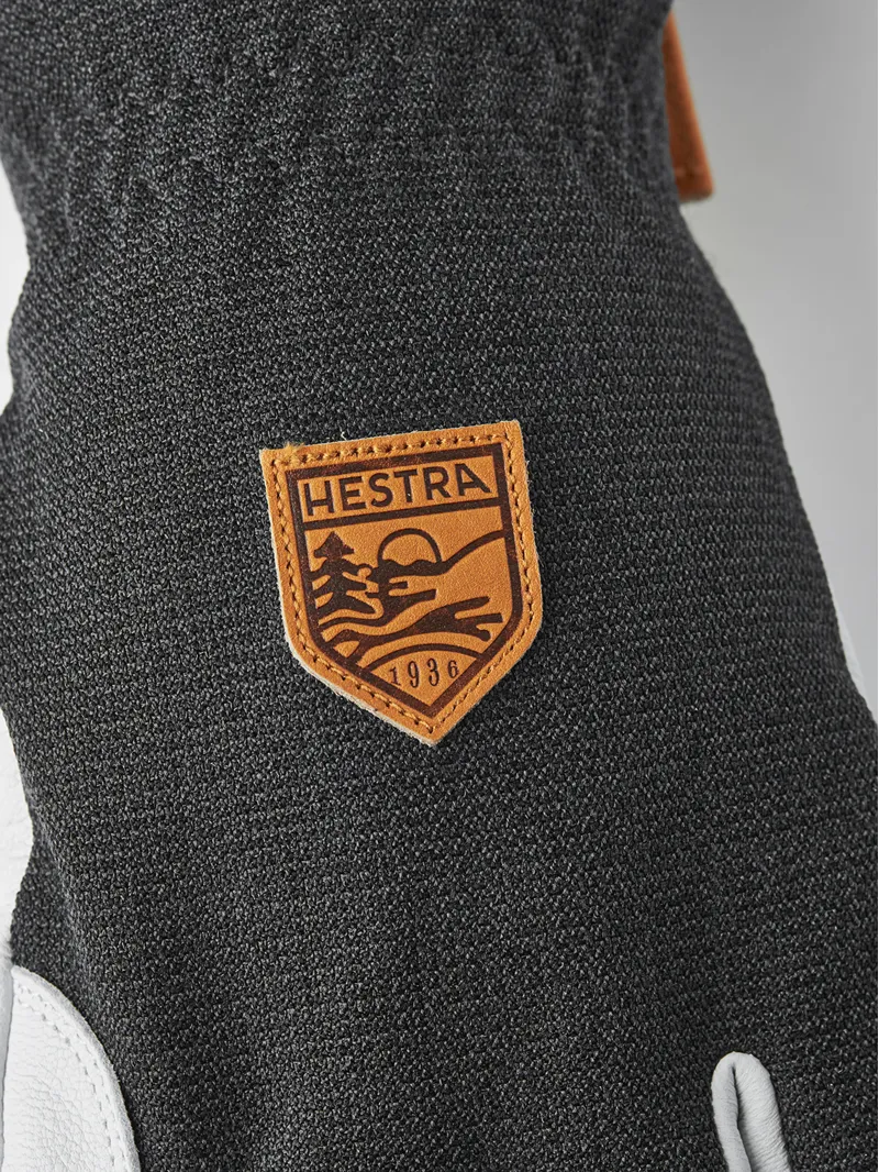 Hestra Army Leather Patrol Gauntlet Mens Ski Gloves - Grey-1